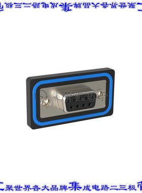 L17ED09S10 连接器9POS插座母插口2排D-Sub面板安装通孔