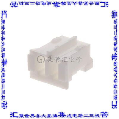140-502-210-011 矩形连接器外壳2POS插座2mm母形插口天然色自由