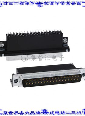 5747835-4 连接器37POS插头公引脚2排D-Sub通孔直角