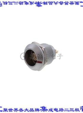 FLKC-02EGFS-GCP-001 圆形连接器2POS插座母插口焊杯镀金面板安装