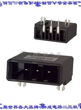 1-178138-3 针座连接器3POS接头5.08mm公形插针通孔直角镀金