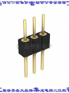 350-10-103-00-019101 针座连接器3POS接头2.54mm公形插针通孔直