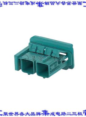 2305974-9 矩形连接器外壳2POS插座7.8mm母形插口蓝色自由悬挂