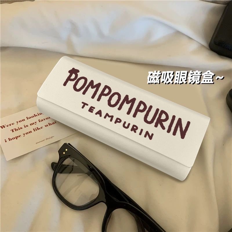 简约英文高颜值学生式近视墨镜眼镜盒抗压磁吸眼睛盒pu皮女,ZIPPO/瑞士军刀/眼镜,眼镜盒,淘宝优惠券,粉丝福利购,淘宝优惠卷