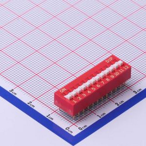 NDS-12V 12位插件拨码 插件 拨码开关