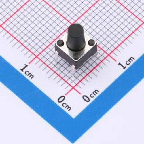 TS013-CBW1EH8.5 6*6*8.5mm 直插 180GF 轻触开关 插件-4P,6x6mm