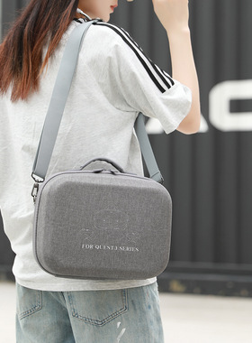 BKANO适用于QUEST3收纳包3S收纳盒VR高级头戴收纳包箱单肩包箱子