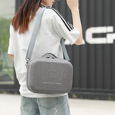 BKANO适用于QUEST3收纳包3S收纳盒VR高级头戴收纳包箱单肩包箱子