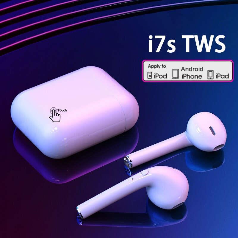 i7s tws Wireless Headphones Bluetooth 5.0 Earphones sport Ea