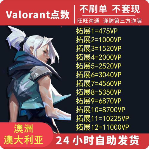 Valorant瓦罗兰特澳大利亚 澳服/澳洲 特战英豪 VP瓦洛兰特CDK
