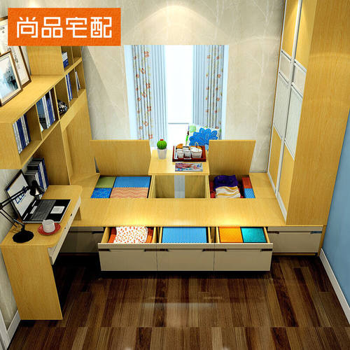 榻榻米连书桌价格 榻榻米连书桌图片 星期三