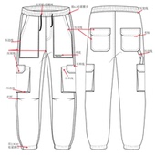 制版 PDF格式 制作工艺平面效果款 设计图AI 式 代画矢量图稿工厂服装