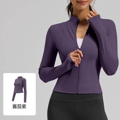 运动外套高弹瑜伽服显瘦健身晨跑