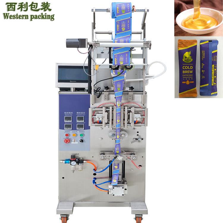 冷翠咖啡液包装机便携蜂蜜包装机饮料生产设备全自动液体包装机