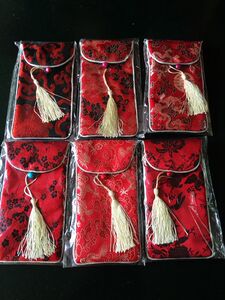 月销百件礼品 包包 手包南京云锦 蓝色花纹云锦精品手机袋包袋