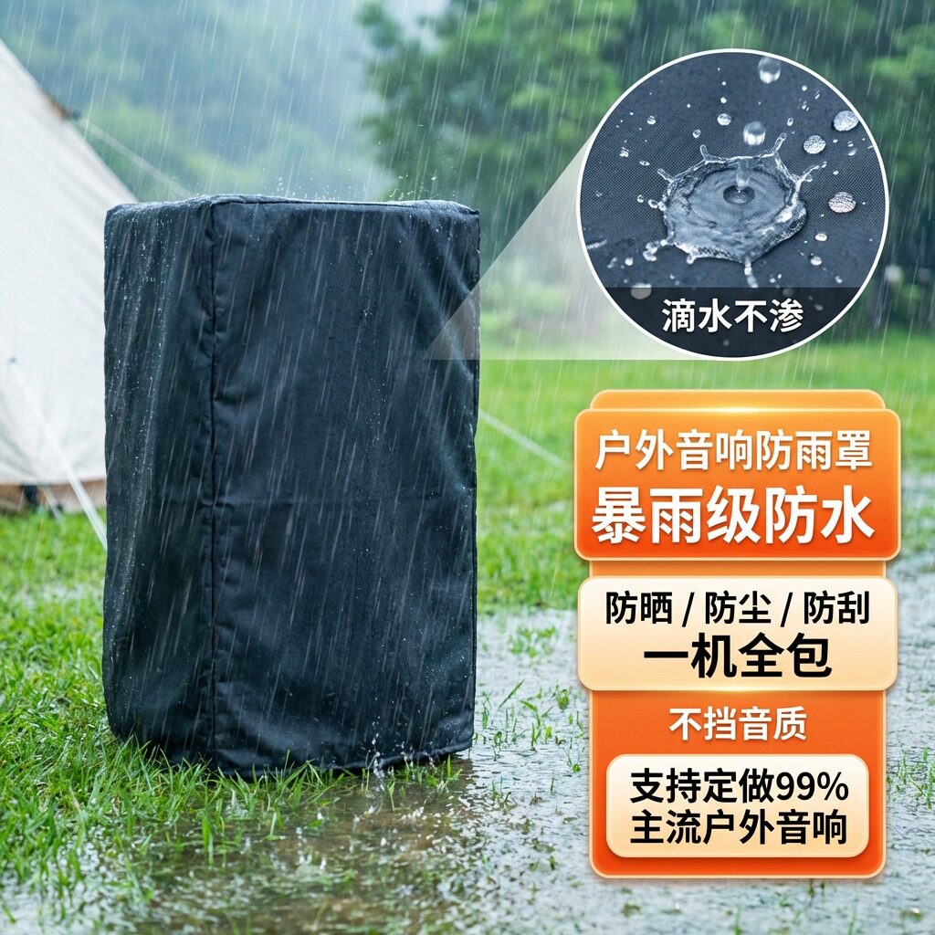 户外k歌广场舞拉杆音箱防水防撞套单十五18双15寸音响保护套订做