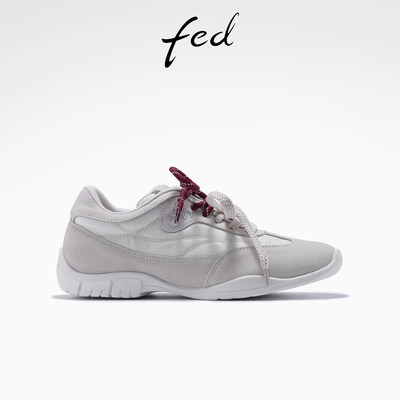 fed运动休闲鞋秋季新款女鞋通勤德训鞋拼色阿甘鞋女S0903-YAC110