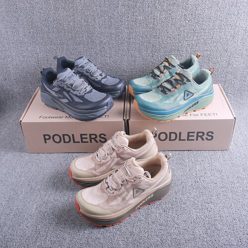 PODLERS4E宽楦越野跑鞋透气