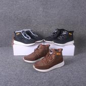 韩国单抗寒 30度加绒加毛轻便雪地靴户外防滑厚底雪地棉东北短靴