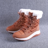 东北抗寒 高帮加绒保暖防水防滑抗寒大棉靴 25户外雪地靴情侣冬季