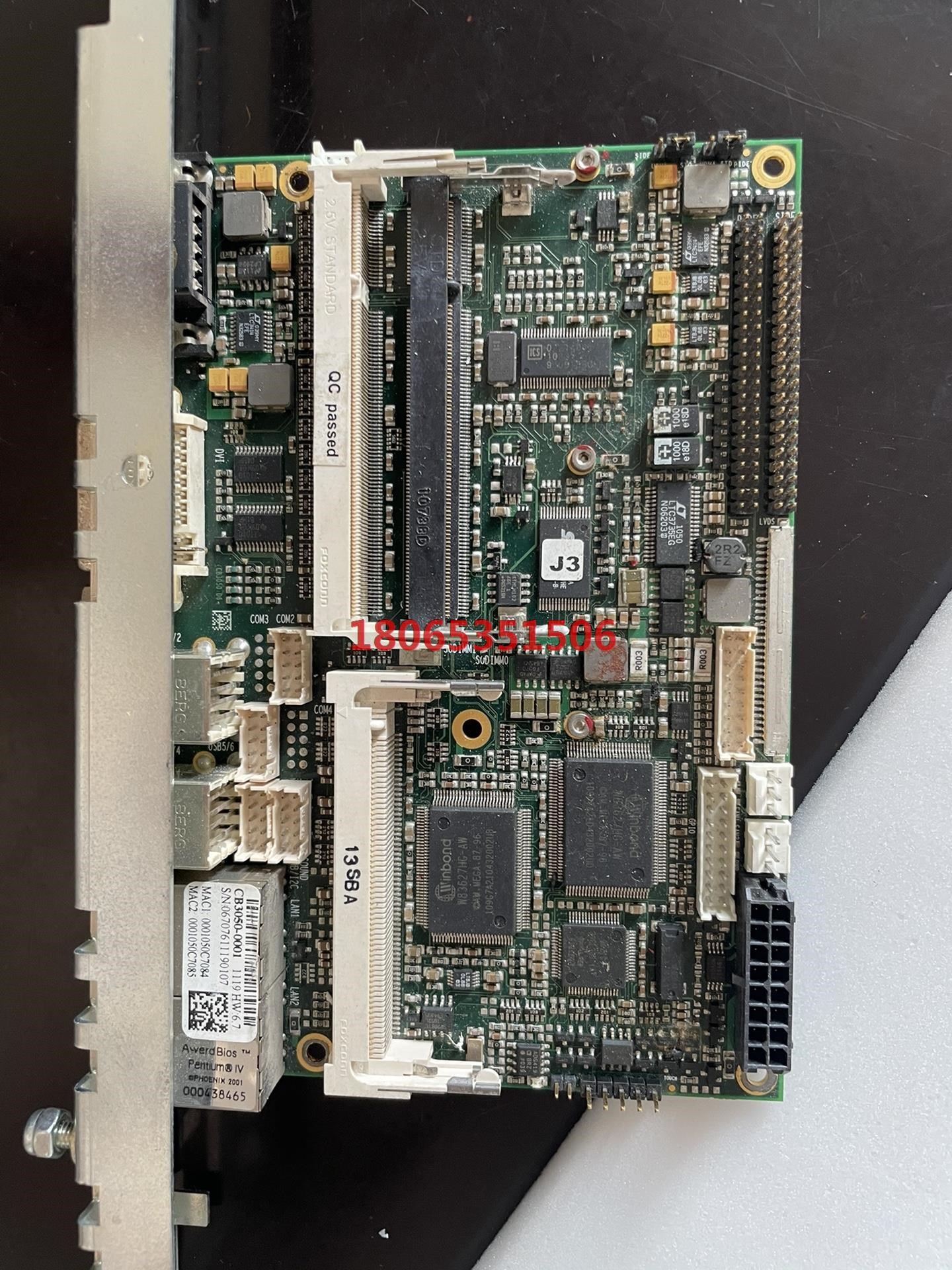 德国倍福PC主板CB3050-001CPU1g、CE6系