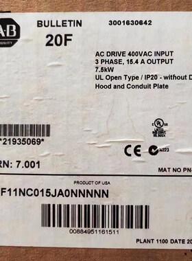 20F11NC015JA0NNNNN原装标价 议价