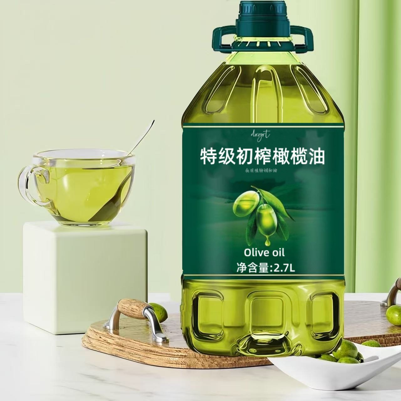 西班牙进口原油100橄榄油食用油官方正品特级初榨橄榄油炒菜凉拌