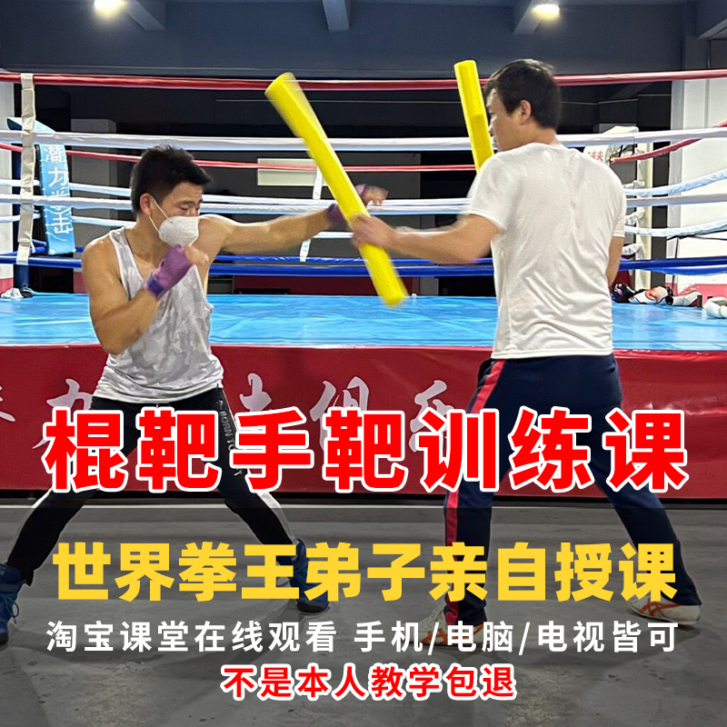 拳击搏击格斗泰拳棍靶手靶训练教学视频蓝色味道熏蒸木箱菜蛾