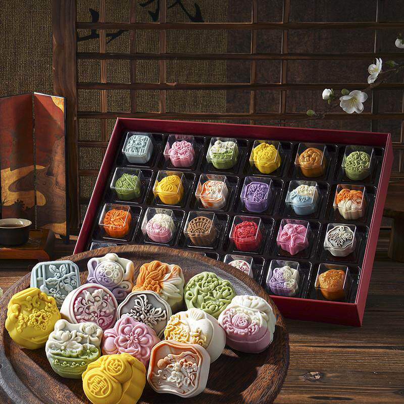 热销25年新款24节气小月饼高端礼盒装中式糕点茶点中秋送礼颜值天