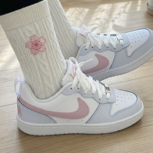 Nike/耐克COURT BOROUGH GS低帮板鞋休闲运动系带运动鞋IQ2725
