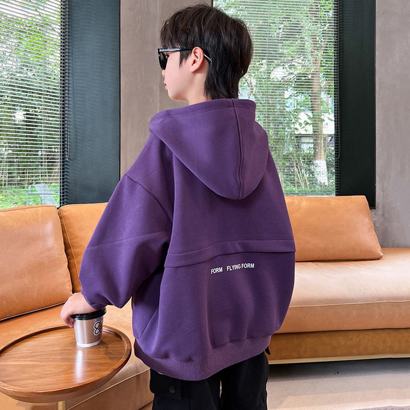 日本无印mu男童外套春秋款2025新款儿童秋季中大童装男孩秋装潮酷