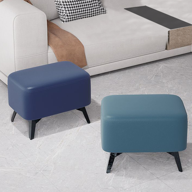 日本无印mu凳子家用轻奢网红小矮凳门口换鞋凳方凳客厅沙发板凳实