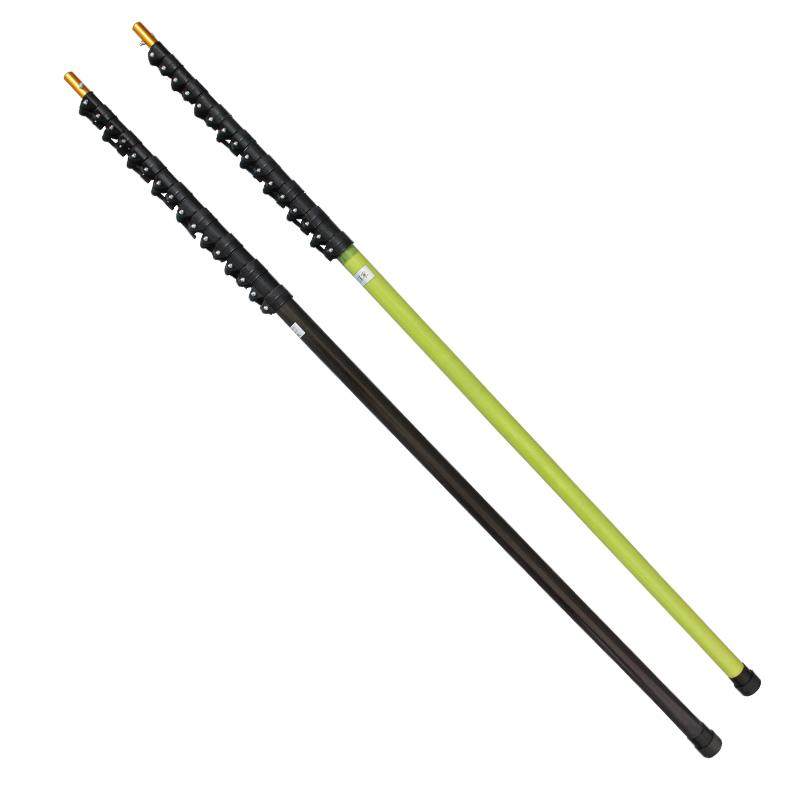 速发绝缘碳素伸缩杆碳纤维槟榔杆打松塔杆摘果采摘神器打割草竿