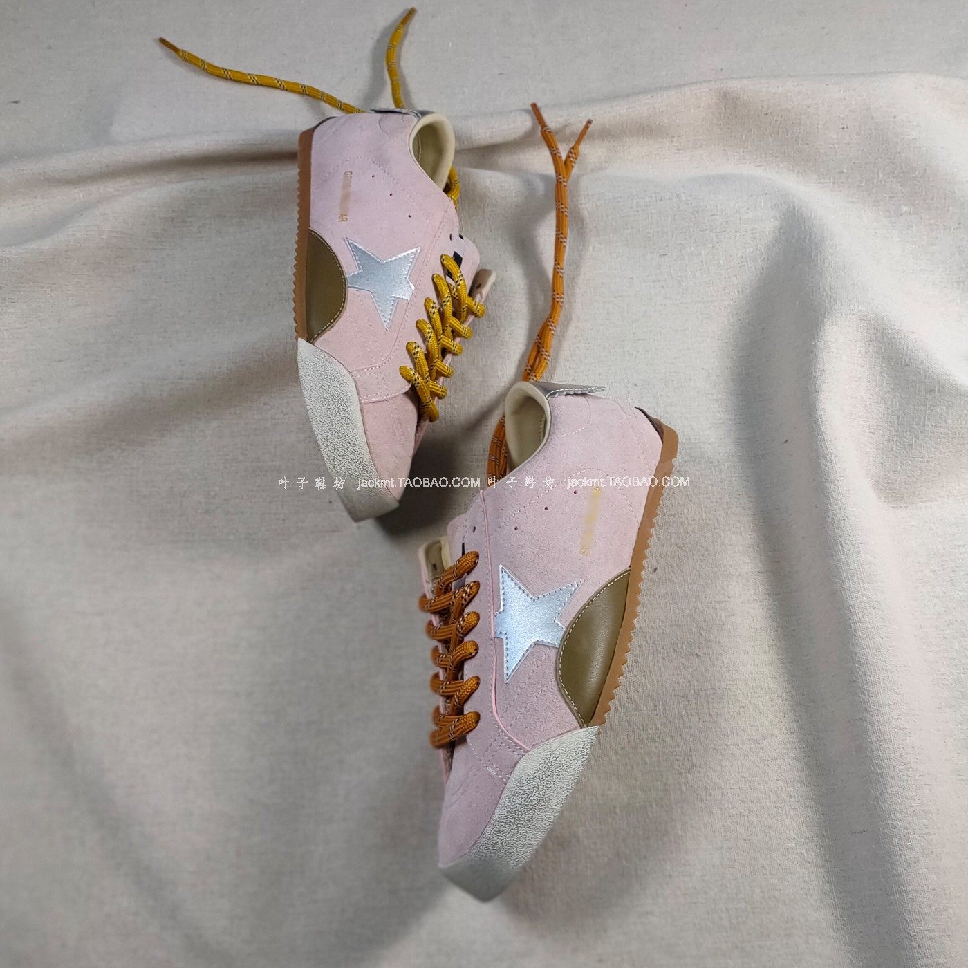 纯原！明星街拍款青春减龄真皮~小心机内增高粉色小脏鞋运动鞋 女,女鞋,深口单鞋,淘宝优惠券,粉丝福利购,淘宝优惠卷