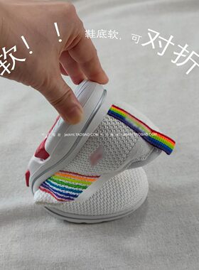 纯原！轻如鸡蛋~舒适加厚乳胶垫 飞线小白运动鞋妈妈鞋旅游开车鞋
