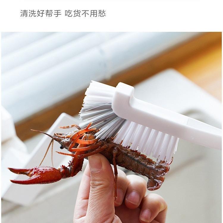 弯头杯刷洗杯刷子破壁机清洗小龙虾刷螃蟹刷长柄小刷子无死角清洁