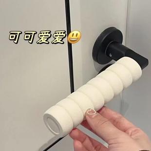 家用房间门把手防撞安全保护套儿童加厚螺旋宝宝房门拉手防碰角套