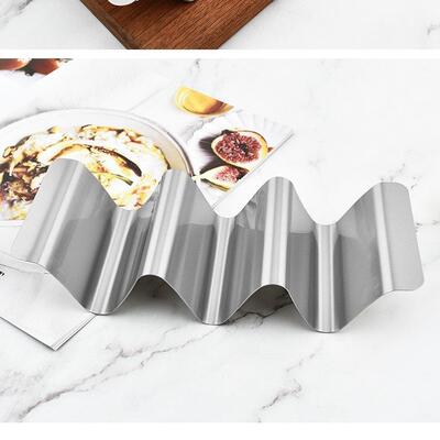 墨西哥塔可薄饼饼架餐具型定型玉米面卷架子不锈钢托架模具