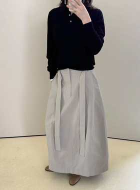 FP高品 简约高级感 立体剪裁 A字版型 高腰半身裙