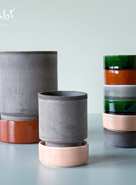 Bergs Potter 霍芙系列 宝格仕手工陶盆 北欧花卉绿植室内外花盆