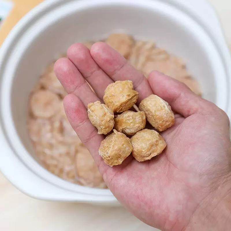 齐善素食大豆拉丝蛋白干货素肉片丝块纯素豆制品素菜大豆干货素食