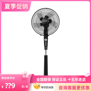 先锋电风扇FS40 摇头大风量客厅办公室定时电扇 17D家用落地扇立式