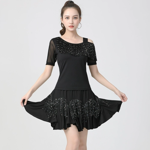 Блестки для ногтей с кисточками, мини-юбка, комплект, летний костюм, новая коллекция, для выступлений