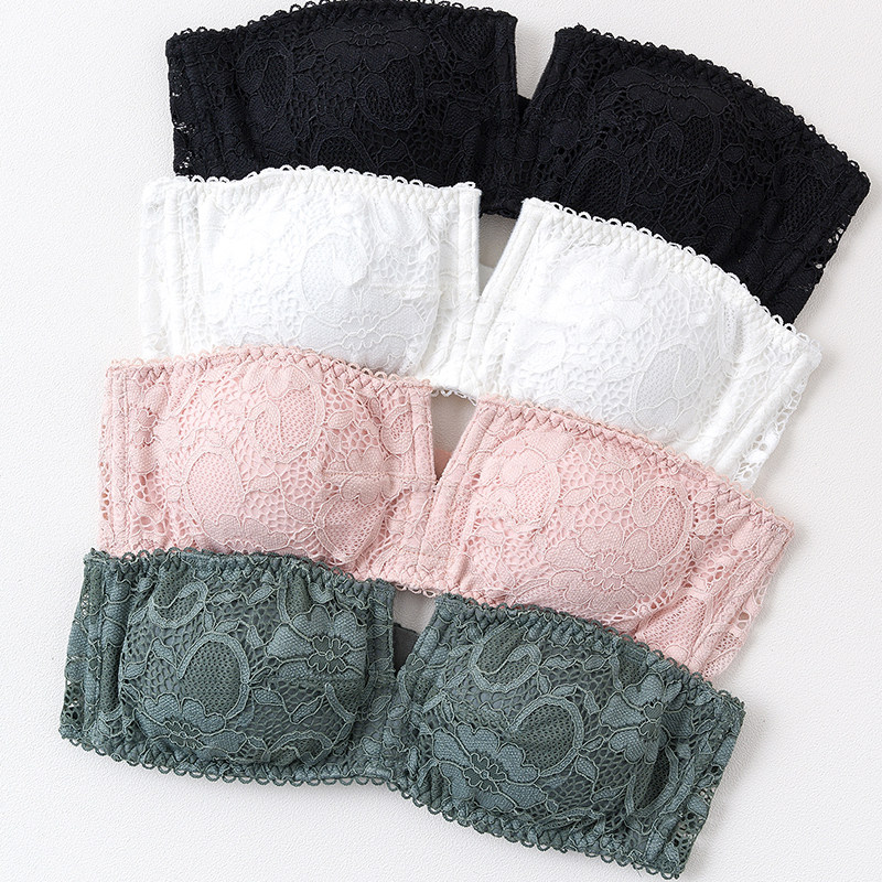 漢束半杯防滑抹胸式蕾絲內衣少女小胸無鋼圈無肩帶隱形結婚文胸薄在類目 女士內衣/男士內衣/家居服, 文胸中 - 來自Buy2taobao.com提供專業的淘寶代購服務