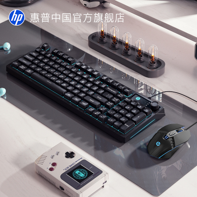 惠普键盘鼠标套装机械手感98配列