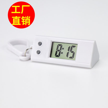 工厂直销迷你小时钟考研桌面便携钥匙扣挂表学生考试电子表小巧钟