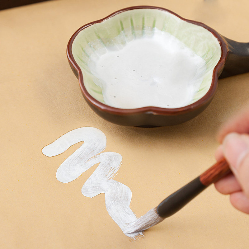 热销黑墨汁白色墨汁白墨金墨水放样用建筑测量工地油性弹线放线防