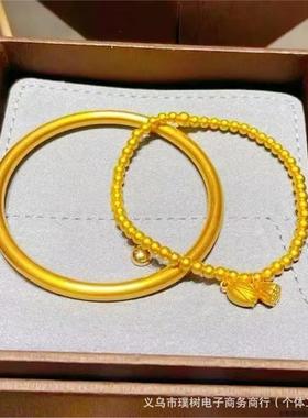 金店同款古法传承手镯女结婚首饰