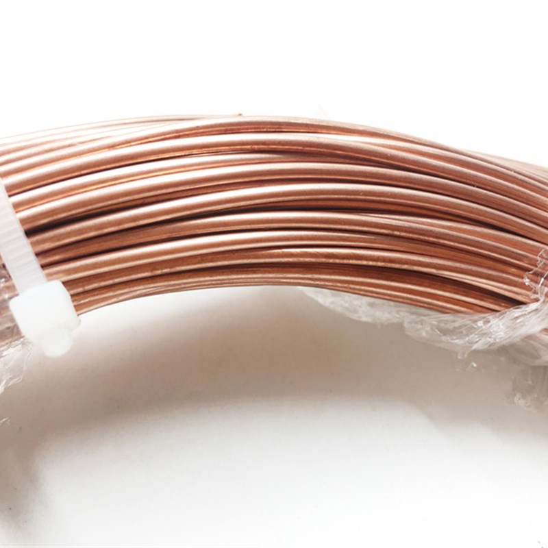 热销T2紫铜管2/3/4/5/6/8/10/12/16/22mm 空调铜管毛细铜管管软态