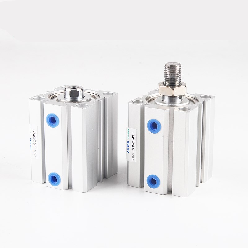 热销亚德客ATQ弹簧单作用动薄型气缸ASQ12 16 20 25 32 40 50 63